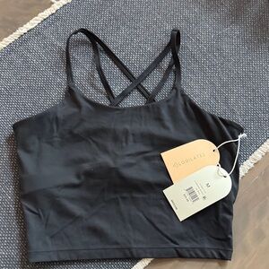 Blogilates Jet Black Strappy Tank